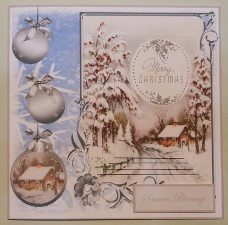 Vintage Christmas Farmhouse by Michelle Chivers