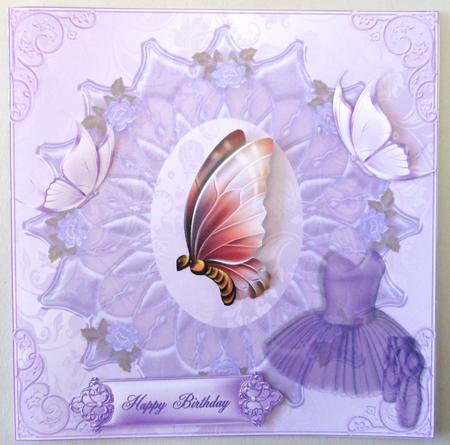 Ballet Tutu Insert in Purples by Michelle Chivers