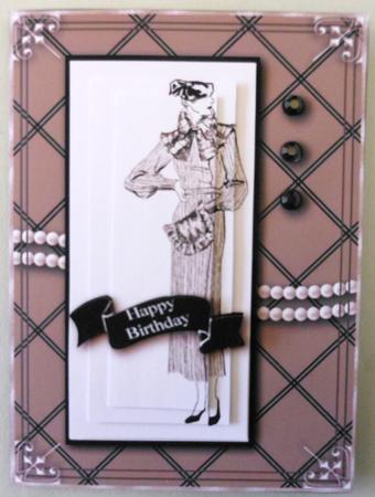 Elegant Vintage Fashion Topper 1 by Michelle Chivers