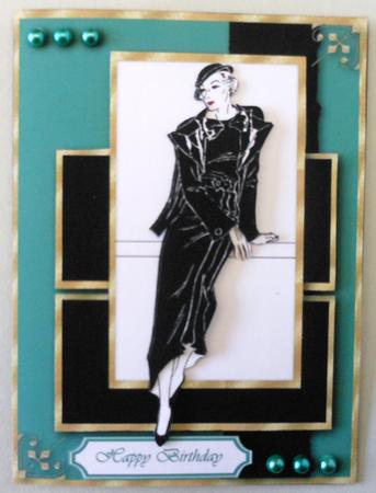1930's Vintage Card Toper by Michelle Chivers