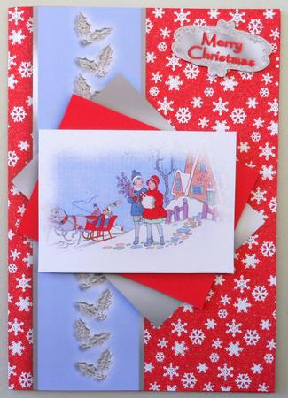 Vintage Christmas Children by Michelle Chivers
