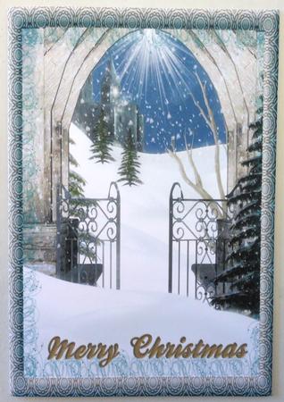Snowey Christmas Card Fronts by Michelle Chivers