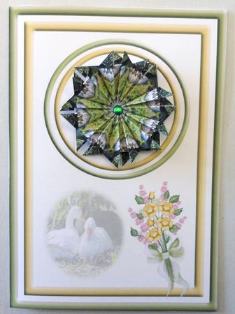 Anniversary Geese Topper and Teabag Tiles by Michelle Chivers