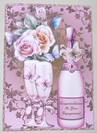 Congratulations Wedding/anniversary/engagement Card Front by Michelle Chivers