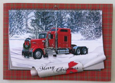 Christmas Calendar Truck by Michelle Chivers