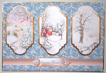 Vintage Christmas Snow Scenes by Michelle Chivers