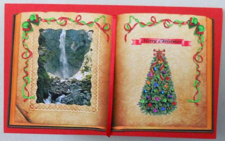 Christmas & Thank You Booksheets - Waterfall by Michelle Chivers