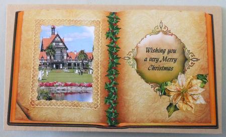 Christmas & Birthday Booksheets - Rotorua Bath House by Michelle Chivers