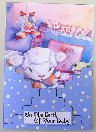 Envelope Card for Baby by Michelle Chivers