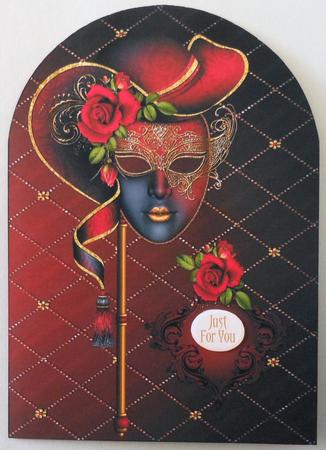 Masquerade Arch Card by Michelle Chivers