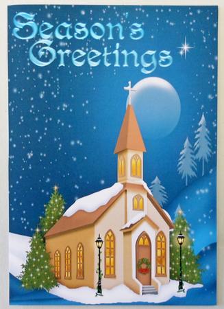 Christmas Churches Toppers by Michelle Chivers