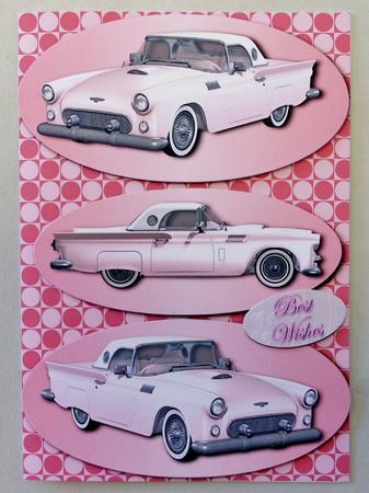 Classic Car - T-bird Pink + Easy Layers by Michelle Chivers
