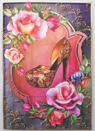 Diva Shoe & Romantica Roses Stacker by Michelle Chivers