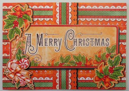 2 Vintage a Merry Christmas Quick Card Fronts by Michelle Chivers