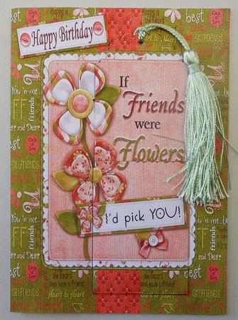 Friends Bookmark Keepsake Topper by Michelle Chivers