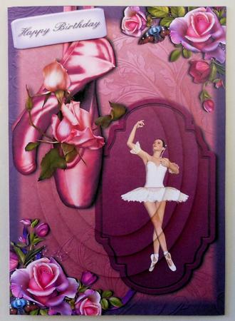 Beautiful Ballet & Romantica Roses Oval Pyramid by Michelle Chivers