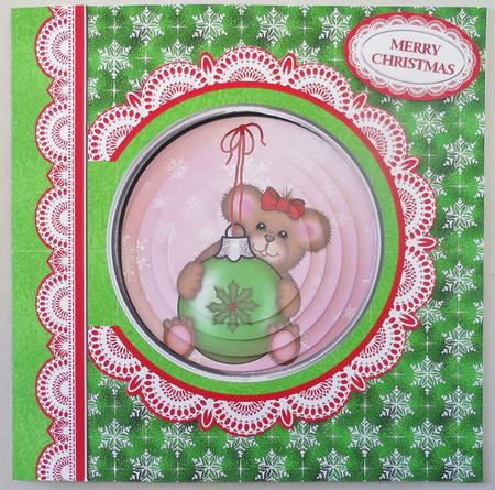 Riding a Bauble 8x8 Aperture Card Kit by Michelle Chivers