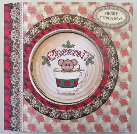 Mouse in a Cup 8x8 Aperture Card Kit by Michelle Chivers