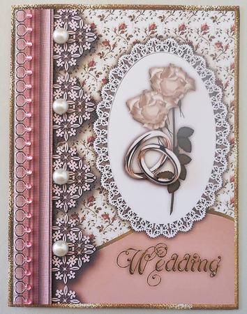 Wedding Day Blessing Card Topper by Michelle Chivers