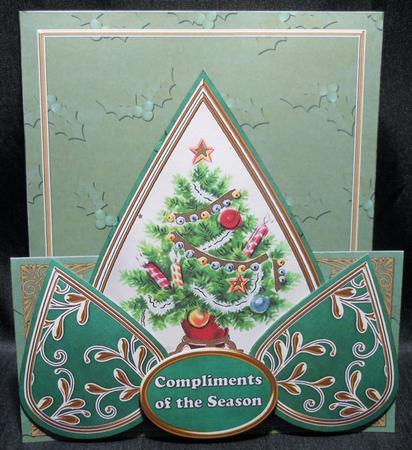 Elegant Tree g Compliments of the Season Teardrop Trio Kit by Michelle Chivers