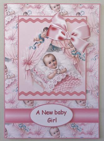 New Baby Girl Vintage by Michelle Chivers