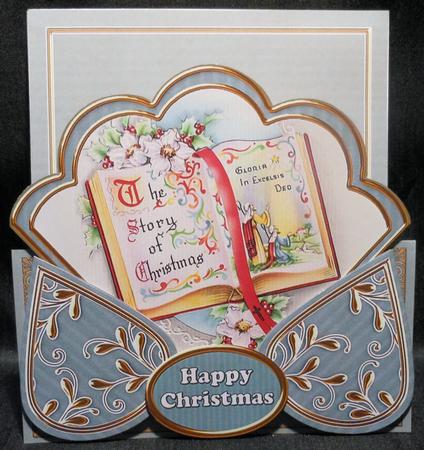 Glory Book Blue Happy Christmas Scallop Trio Kit by Michelle Chivers