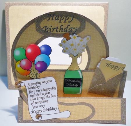 Circle Stepper Kit-birthday Balloons by Michelle Chivers