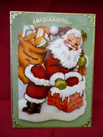 Santa Down the Chimney by Michelle Chivers