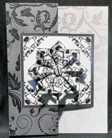 Fold Back Card with Tea Bag Tiles #2 by Michelle Chivers