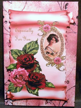 A4 Vintage Scroll by Michelle Chivers