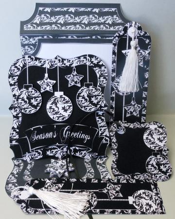 Black and White Easel Card Kit by Michelle Chivers