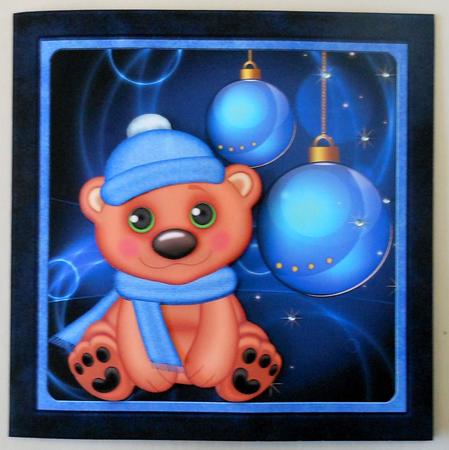 Christmas Teddy Bear by Michelle Chivers