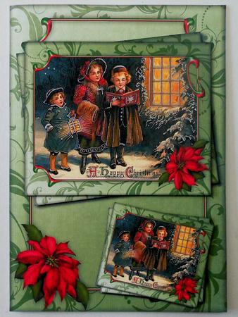 Vintage Christmas Carols 'a Happy Christmas' by Michelle Chivers