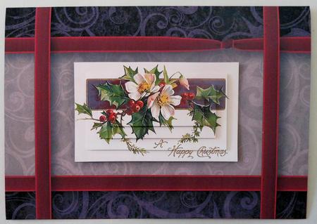 Christmas Flowers Quick Card by Michelle Chivers