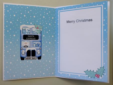 Xmas Santa Express A5 Matching A5 Insert by Michelle Chivers