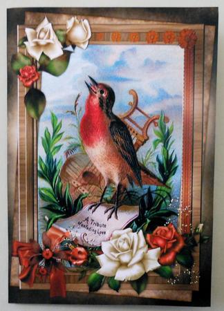 Vintage Toppers Angels and Birdsong by Michelle Chivers