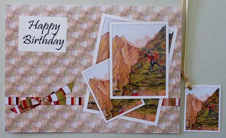Climb Every Mountain Topper and Paper by Michelle Chivers