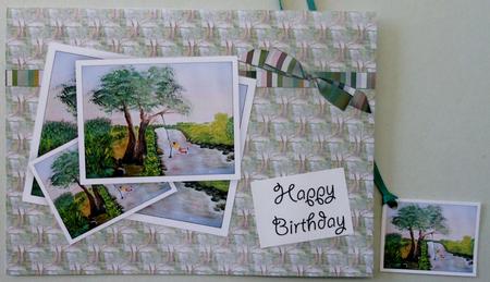 Rope Swing Topper and Paper by Michelle Chivers