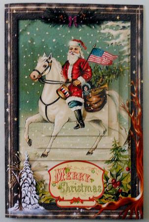 Vintage American Christmas Pyramid Topper by Michelle Chivers