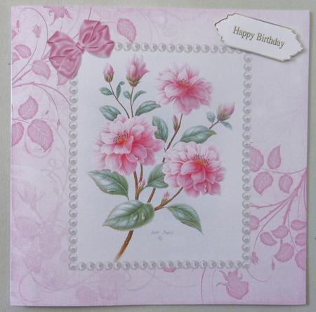 Garden Favourites 8x8 Female Birthday Card by Michelle Chivers