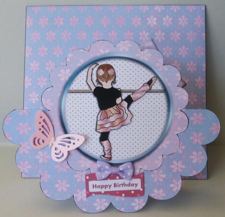 Raising the Bar Over the Edge Card & Envelope by Michelle Chivers
