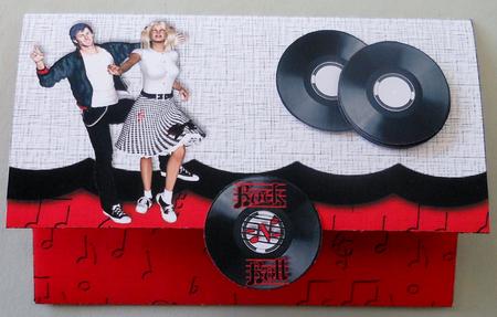 Rock N Roll Money or Gift Wallet by Michelle Chivers
