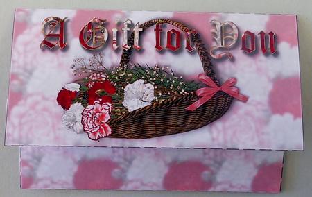 Carnation Basket Mum Birthday Wallet by Michelle Chivers