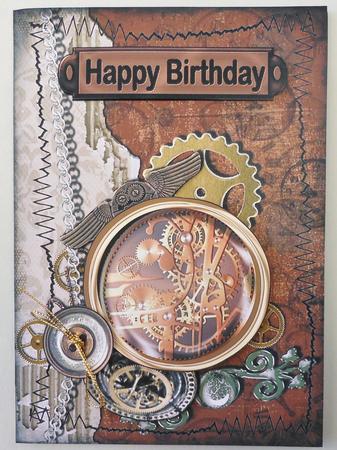 Steampunk Grunge Clutter Birthday by Michelle Chivers