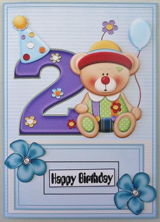 Child Birthday Card 2 by Michelle Chivers