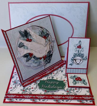 Easel and a Half Christmas Dove by Michelle Chivers