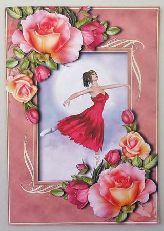 Romantica Roses & Magenta Ballerina by Michelle Chivers
