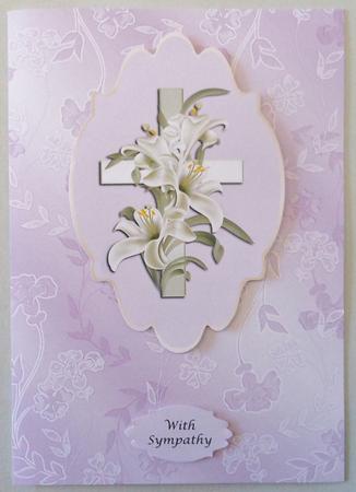 Lilac Sympathy Lillies by Michelle Chivers