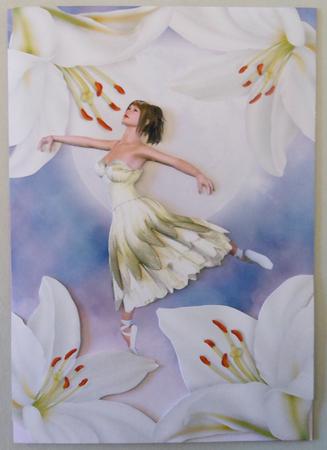 White Lily Ballerina by Michelle Chivers