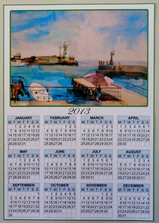 Nautical Scene A5 Calendars by Michelle Chivers